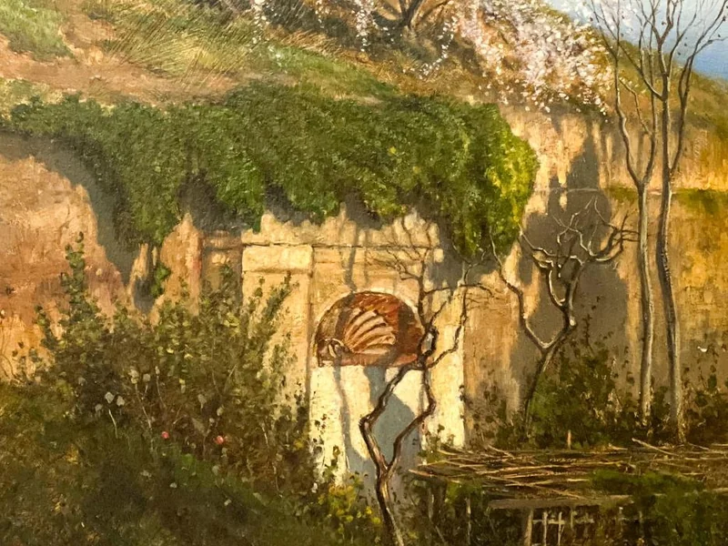 1836-David Maitland Armstrong - Mandorli primaverili, Roma (1871)